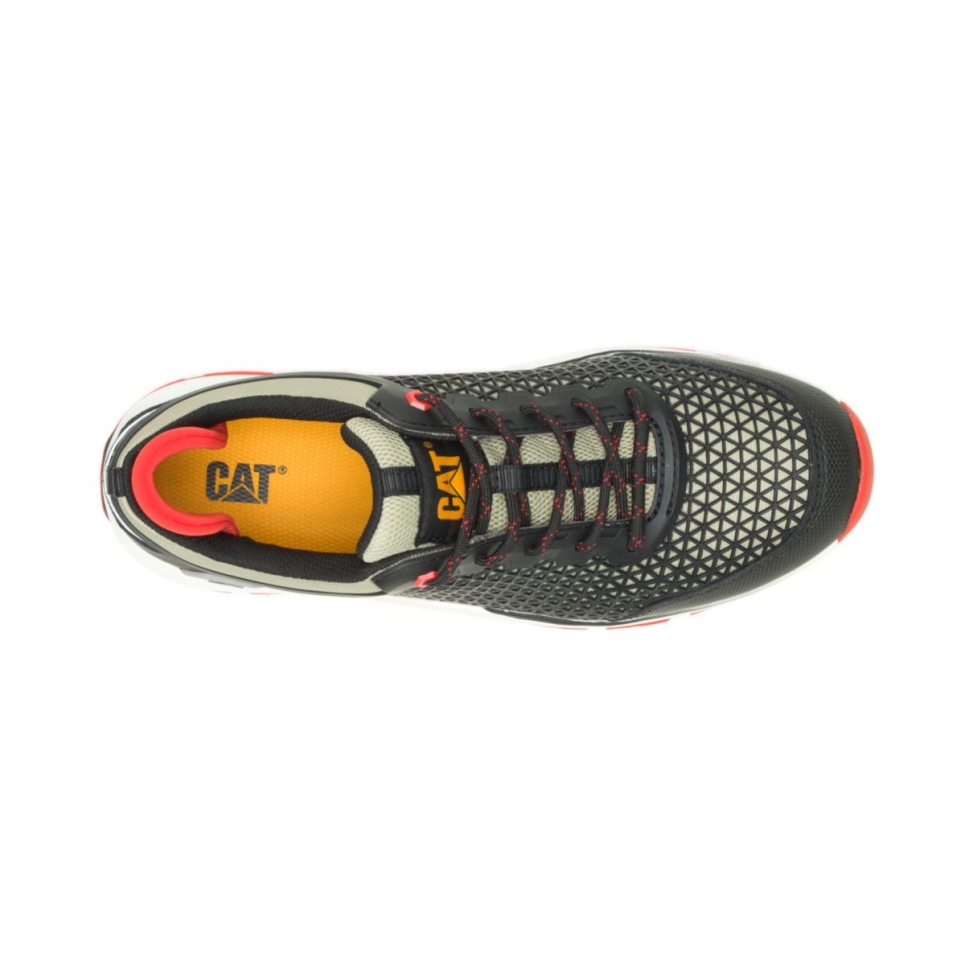 Cat Footwear Moss Grey-Black Men's Streamline 2.0 Composite Toe Work Shoe