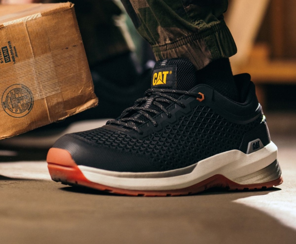 Cat Footwear Moss Grey-Black Men's Streamline 2.0 Composite Toe Work Shoe