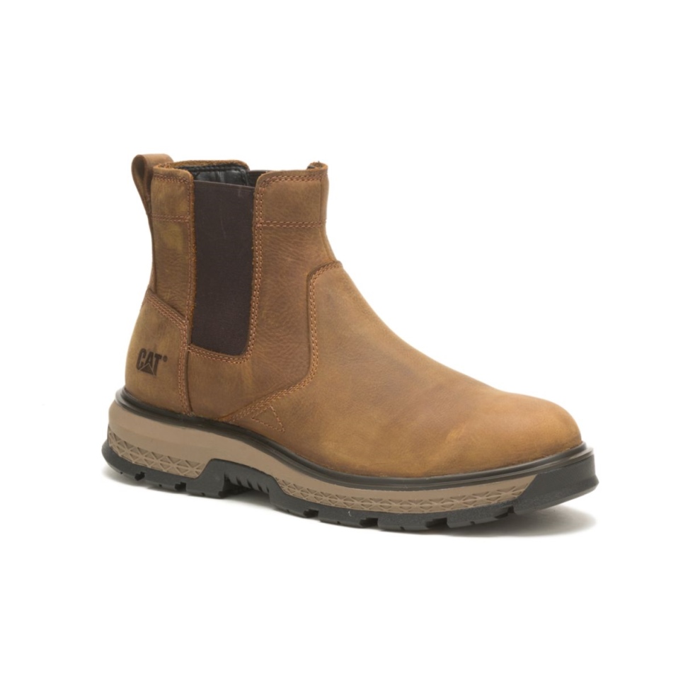 Cat Footwear Pyramid Men's Exposition Chelsea Work Boot