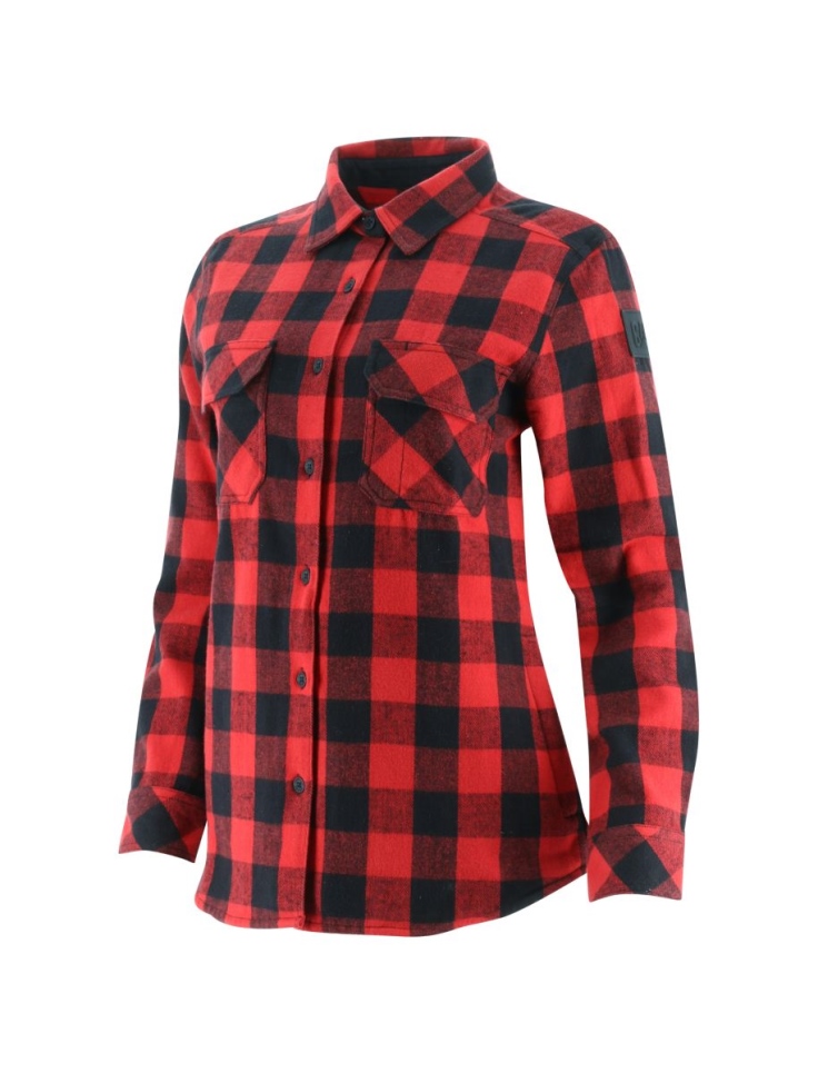 Cat Footwear Red Women's Buffalo Check Heavyweight Shirt