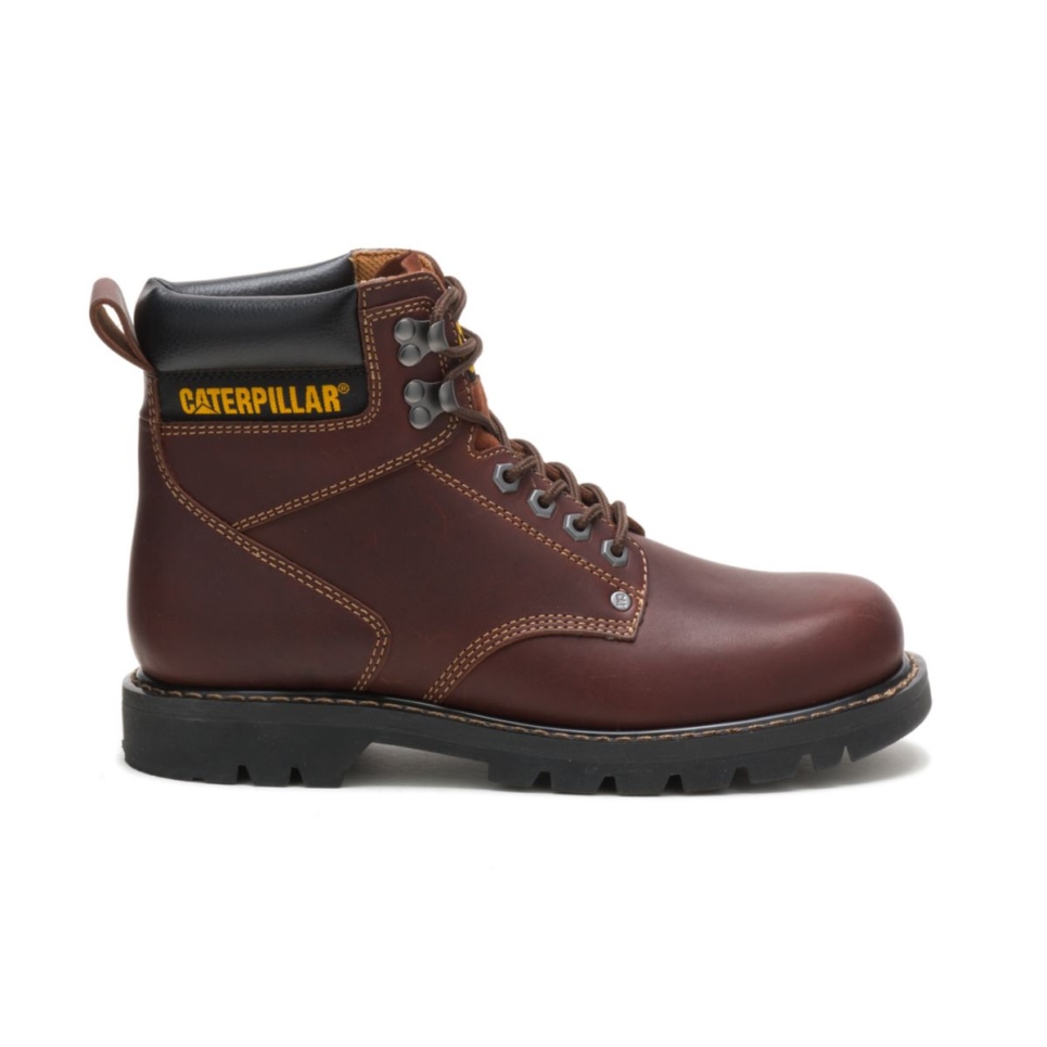 Cat Footwear Tan Men's Second Shift Work Boot