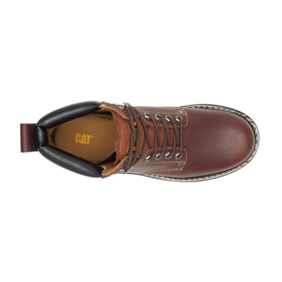 Cat Footwear Tan Men's Second Shift Work Boot