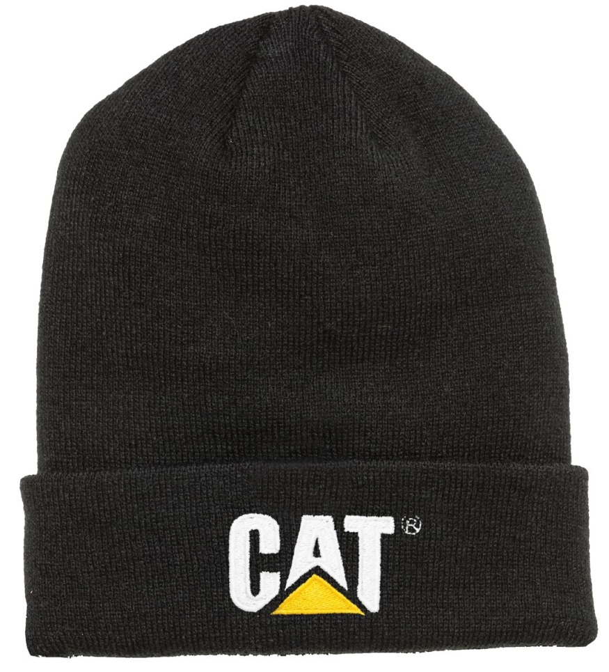 Cat Footwear Trademark Cuff Beanie Black