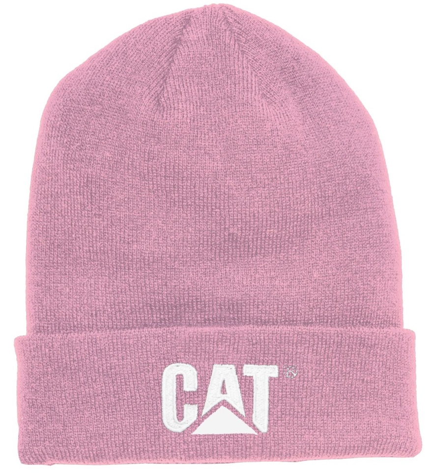 Cat Footwear Trademark Cuff Beanie Pink