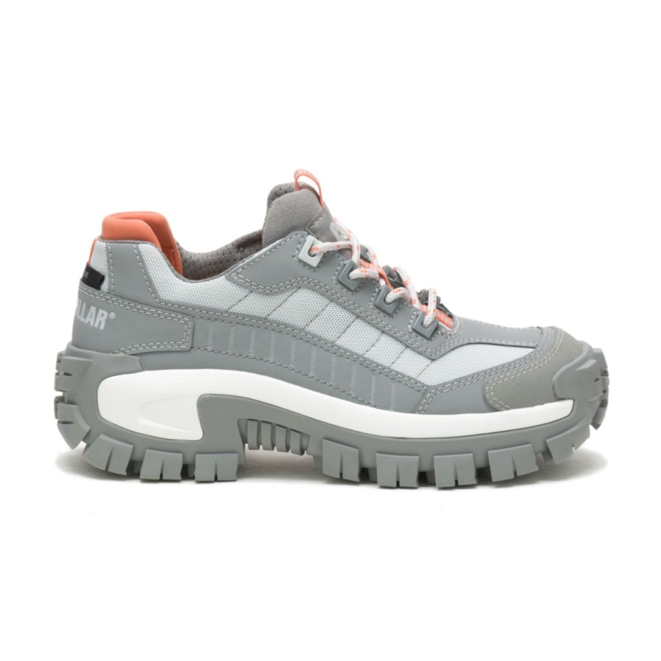 Cat Footwear Women's Invader Steel Toe Work Shoe Wild Dove-Glacier Grey