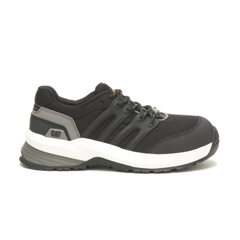 Cat Footwear Women's Streamline 2.0 Composite Toe Work Shoe Black-Medium Charcoal