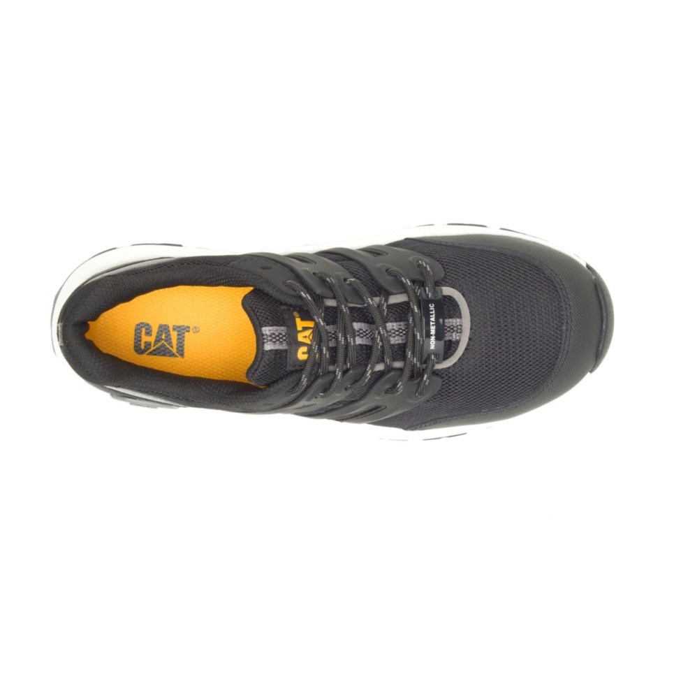 Cat Footwear Women's Streamline 2.0 Composite Toe Work Shoe Black-Medium Charcoal