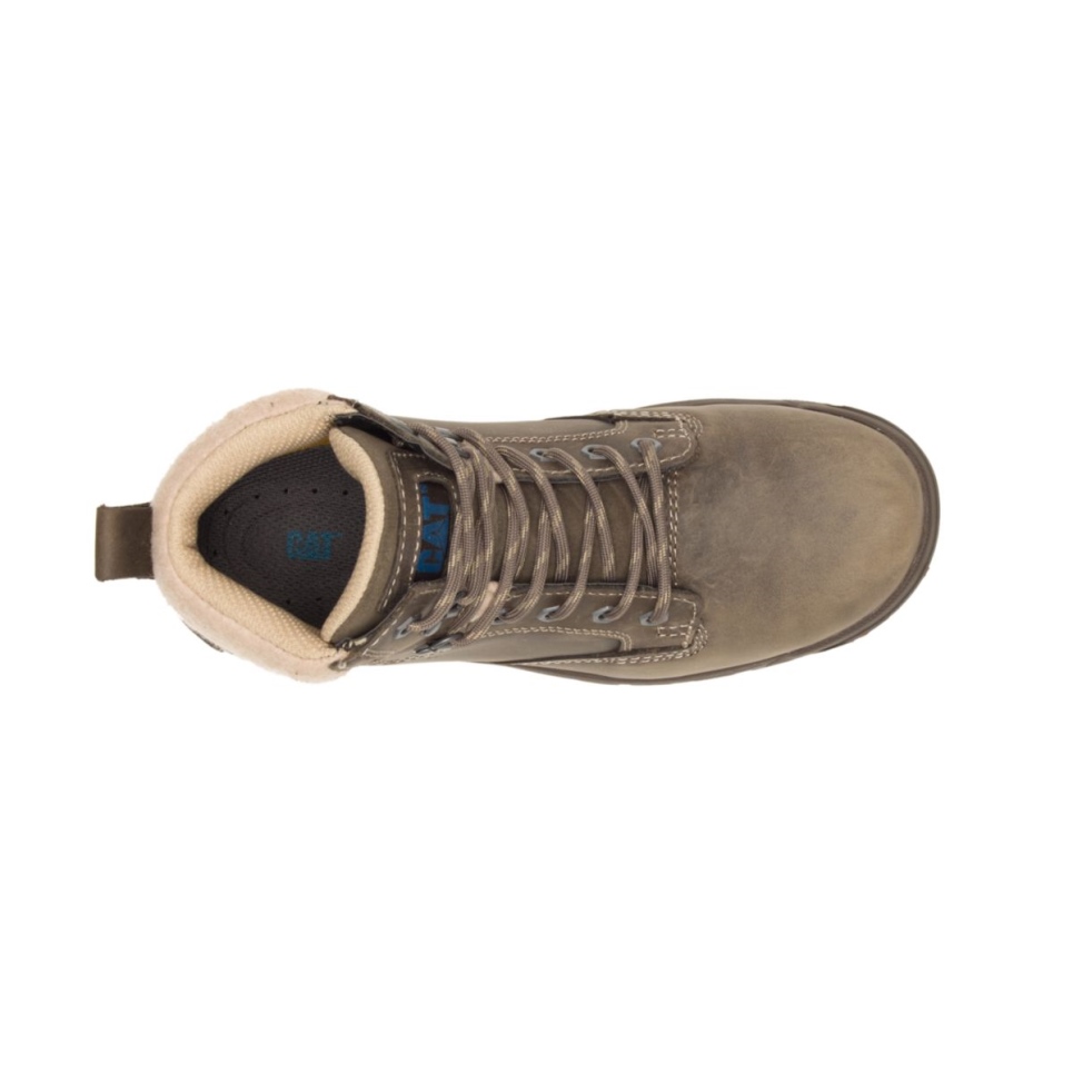 Cat Footwear Women's Tess Steel Toe Work Boot Dark Gull Grey