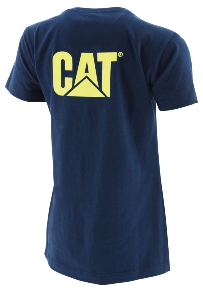Cat Footwear Women's Trademark Tee Blue