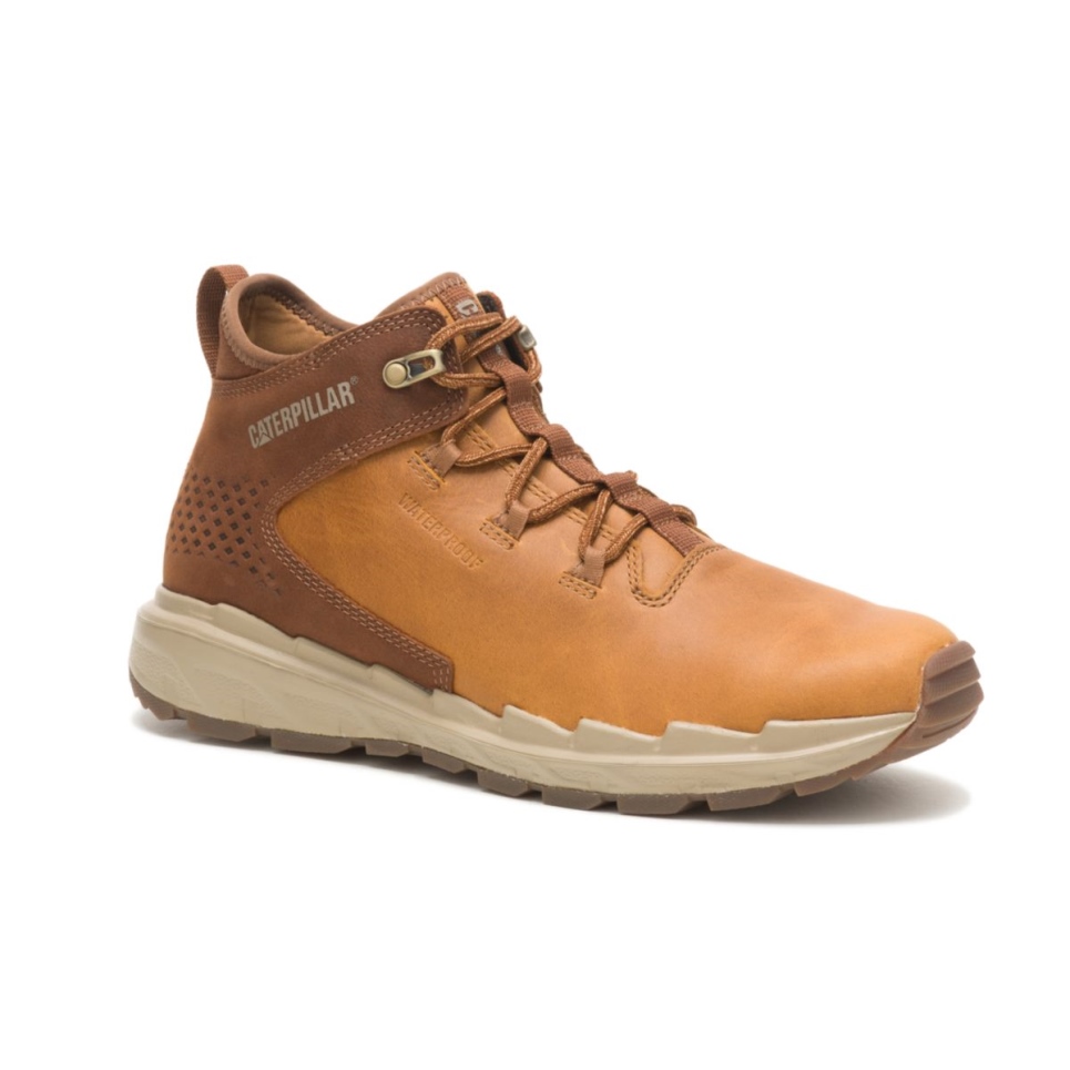 Crust-Danish Brown Men's Stratify Waterproof Boot Cat Footwear