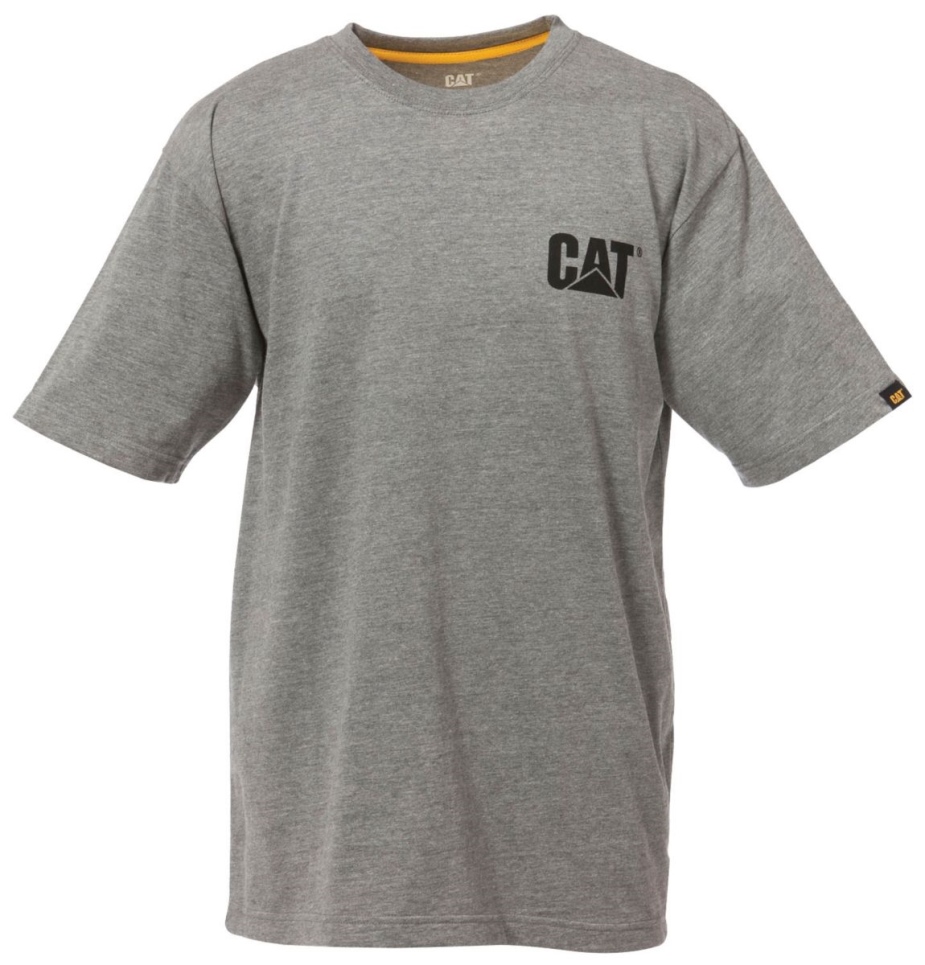 Dark Heather Grey Men's Trademark Tee Cat Footwear