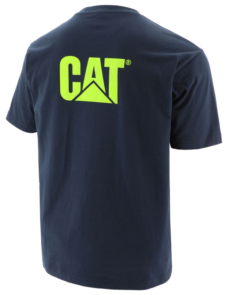 Eclipse HiVis Yellow Men's Trademark Tee Cat Footwear