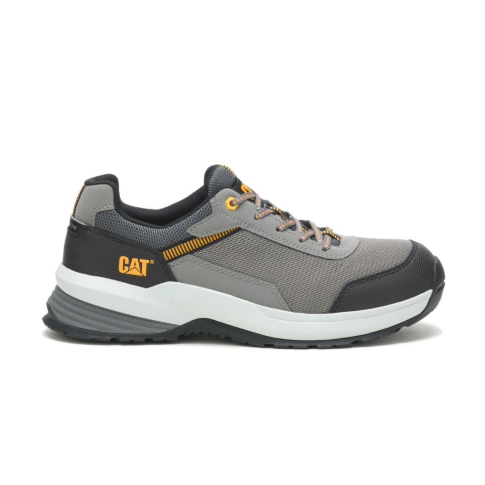 Medium Charcoal Men's Streamline 2.0 Mesh Composite Toe Work Shoe Cat Footwear