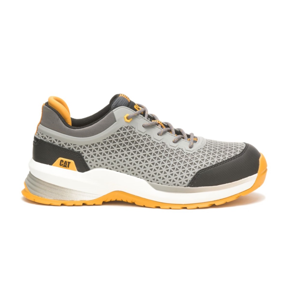 Medium Charcoal-Paloma Men's Streamline 2.0 Composite Toe Work Shoe Cat Footwear
