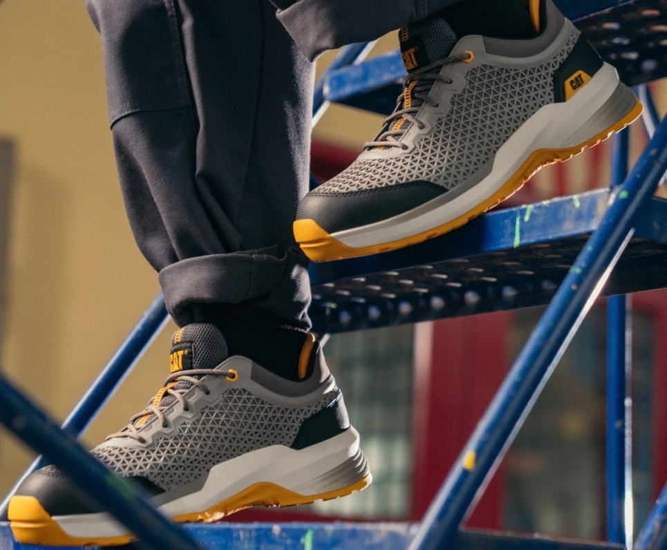 Medium Charcoal-Paloma Men's Streamline 2.0 Composite Toe Work Shoe Cat Footwear