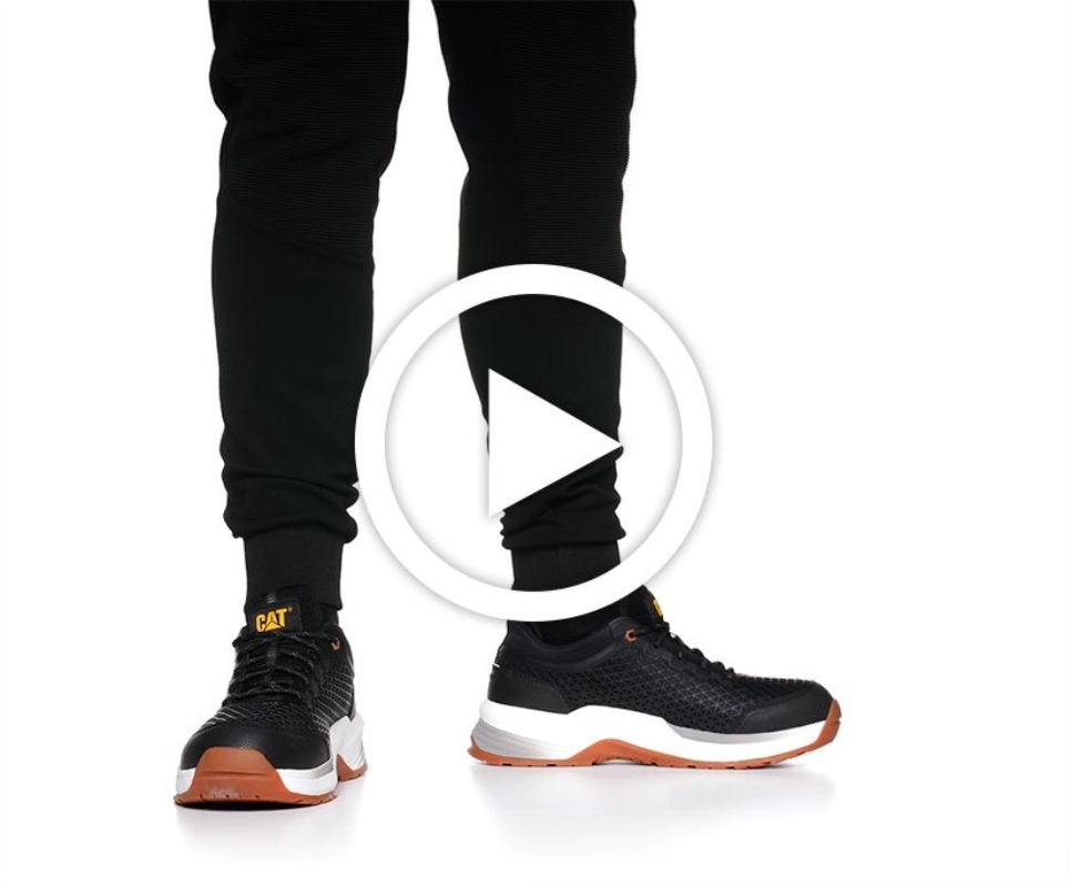 Medium Charcoal-Paloma Men's Streamline 2.0 Composite Toe Work Shoe Cat Footwear