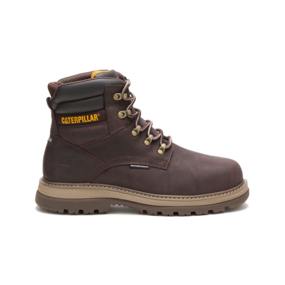 Mulch Men's Fairbanks 6' Waterproof Steel Toe Work Boot Cat Footwear