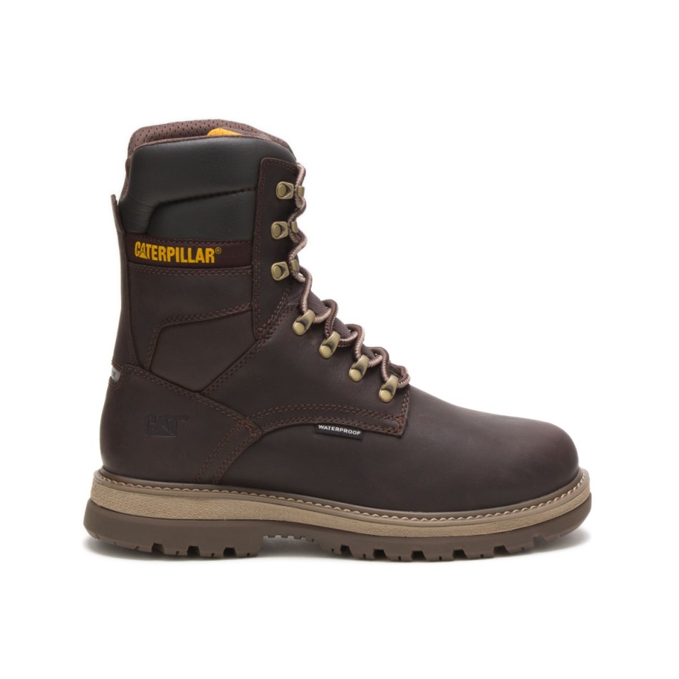Mulch Men's Fairbanks 8' Waterproof TX Steel Toe Work Boot Cat Footwear