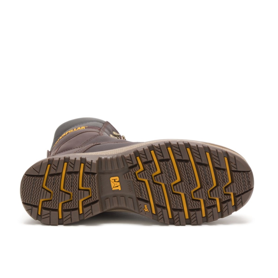 Mulch Men's Fairbanks 8' Waterproof TX Steel Toe Work Boot Cat Footwear