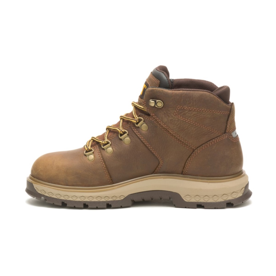 Pyramid Men's Exposition Hiker Waterproof Alloy Toe Work Boot Cat Footwear