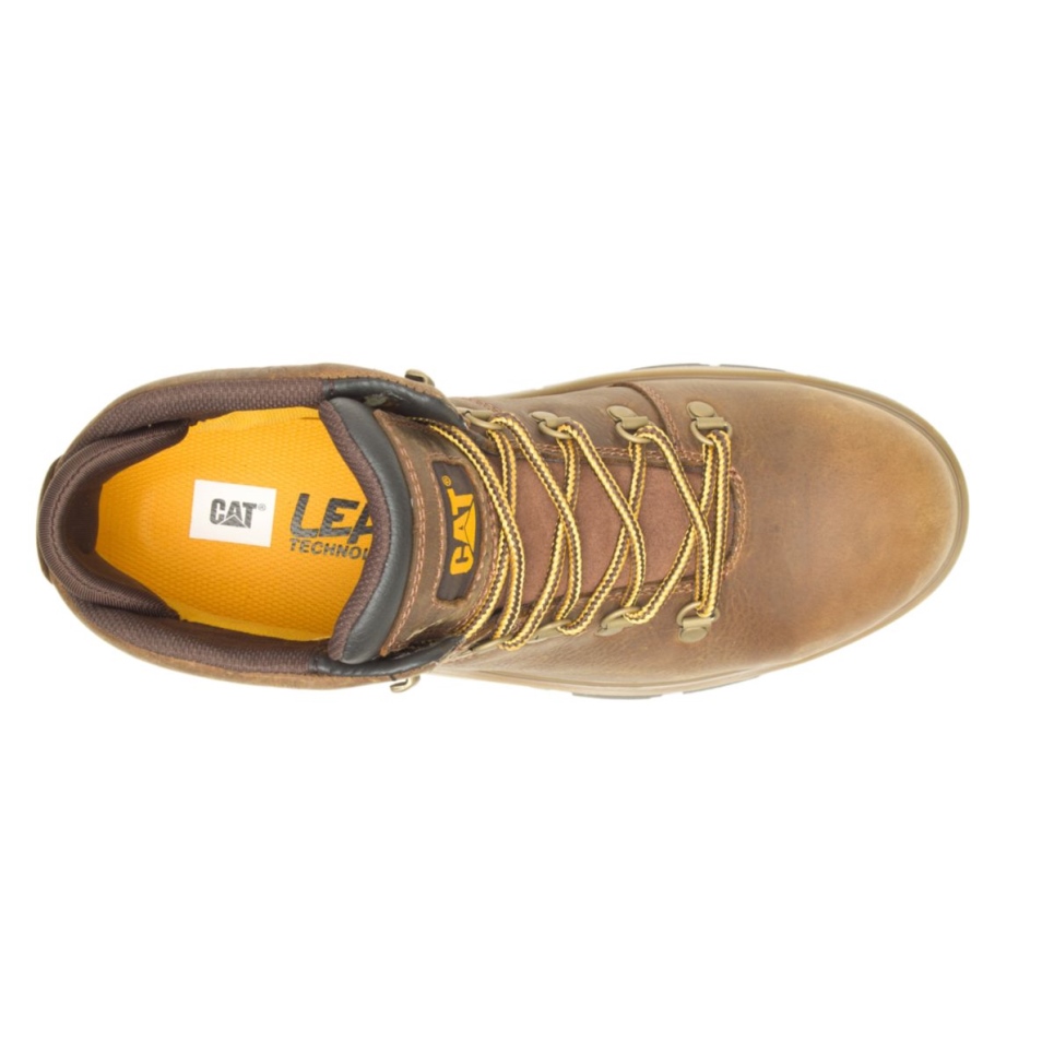 Pyramid Men's Exposition Hiker Waterproof Alloy Toe Work Boot Cat Footwear