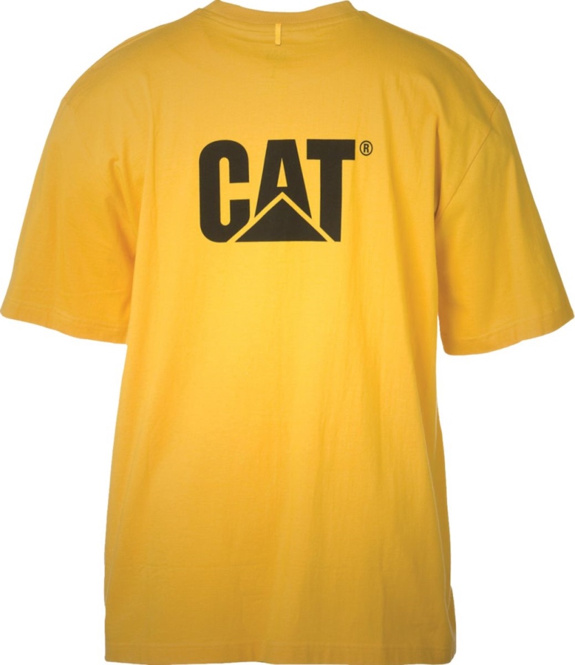 Yellow Men's Trademark Tee Cat Footwear